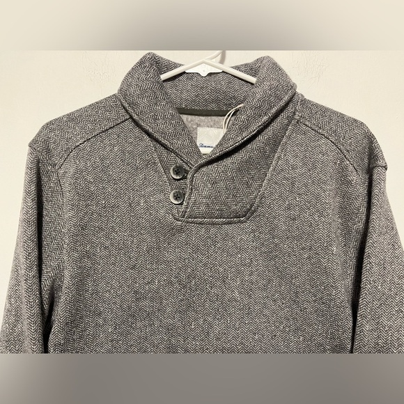 NWT Tommy Bahama New Haven Herringbone Sweater In Spa Stone Men's Size S - Picture 3 of 6